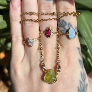 Peridot interchangeable necklace